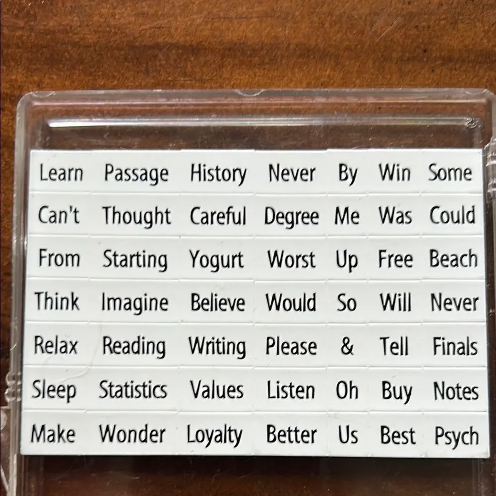 Fridge Fun College Word Magnets